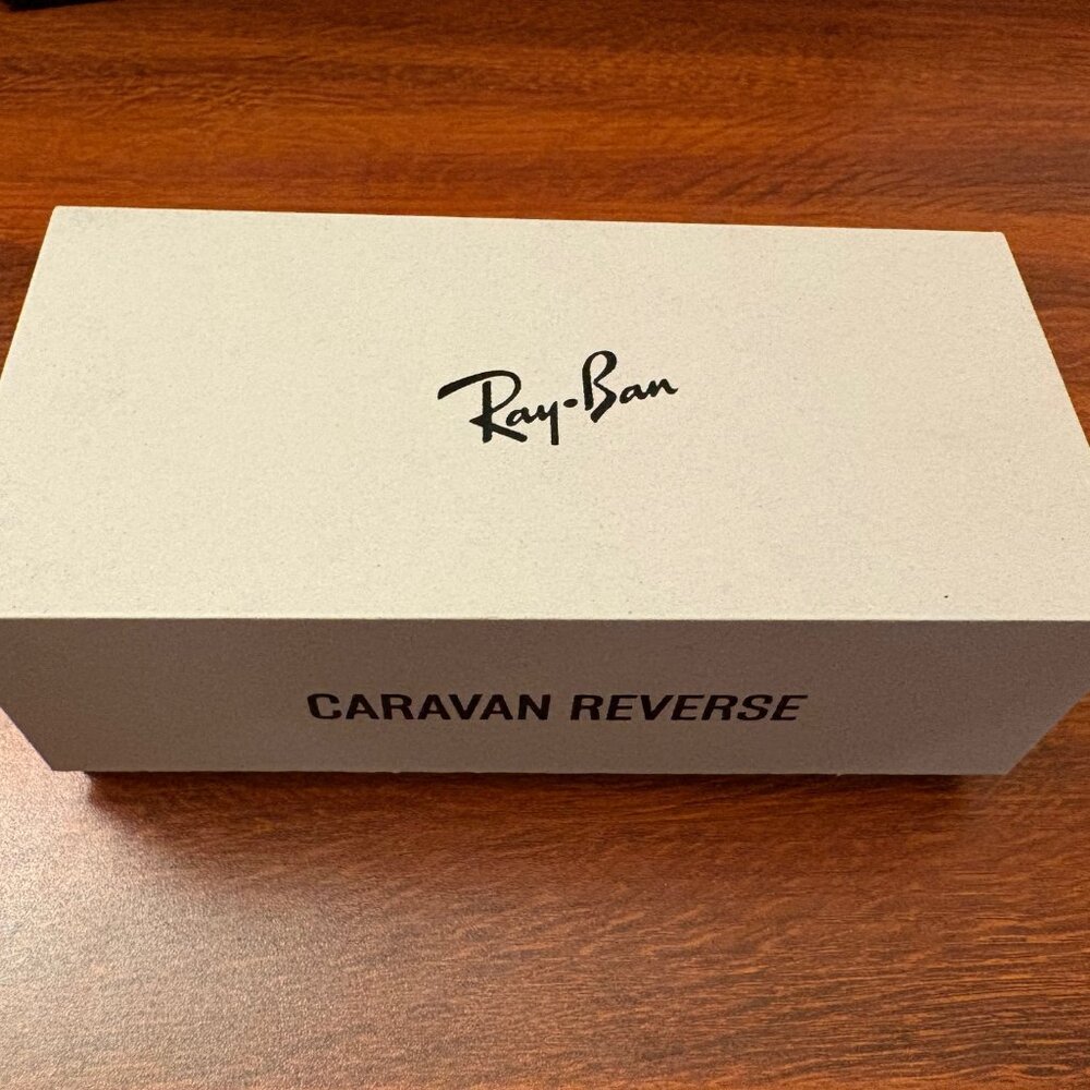 Brand New Ray-Ban Caravan Reverse Sunglasses - RBR0102S 001/VR 58-15 - Picture 4 of 4